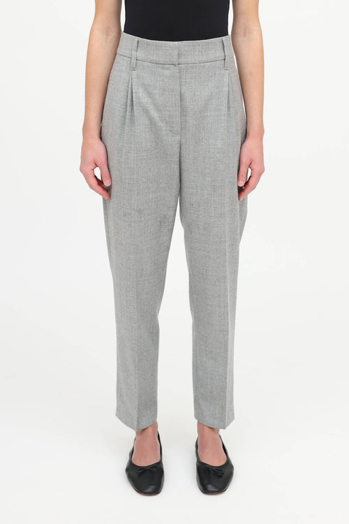 Brunello Cucinelli Wool Shimmer  Trouser
