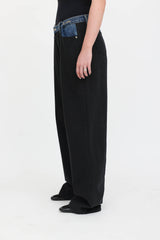 The Frankie Shop Hayla Contrast Denim Jeans