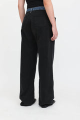 The Frankie Shop Hayla Contrast Denim Jeans