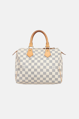 Louis Vuitton 2012 Damier Azur Speedy 25 Bag