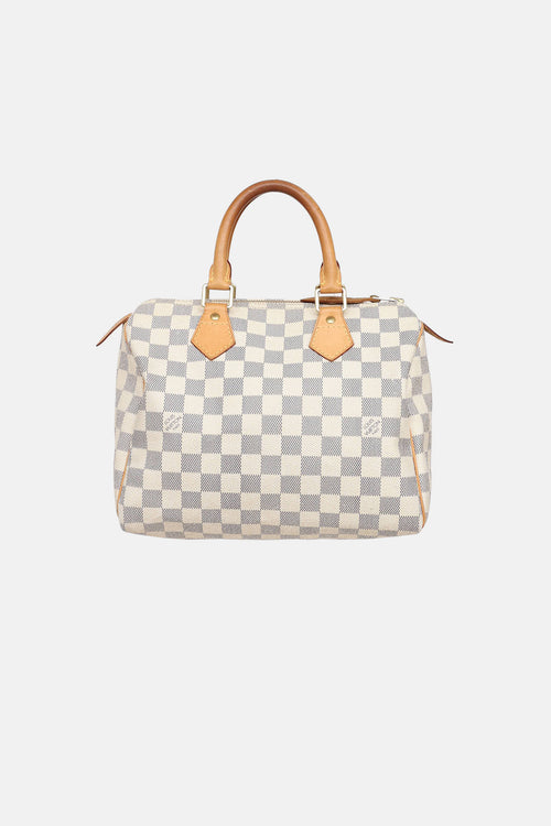 Louis Vuitton 2012 Damier Azur Speedy 25 Bag