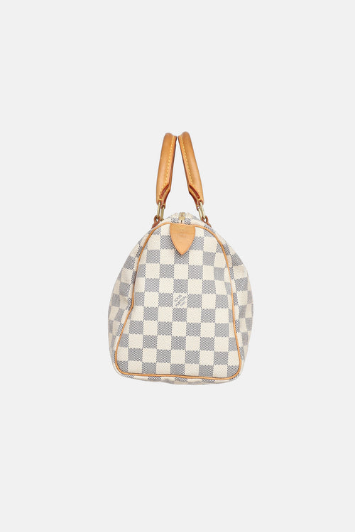 Louis Vuitton 2012 Damier Azur Speedy 25 Bag