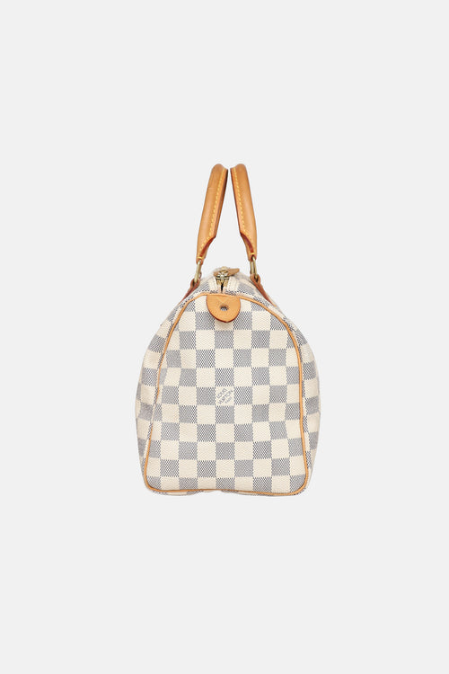 Louis Vuitton 2012 Damier Azur Speedy 25 Bag