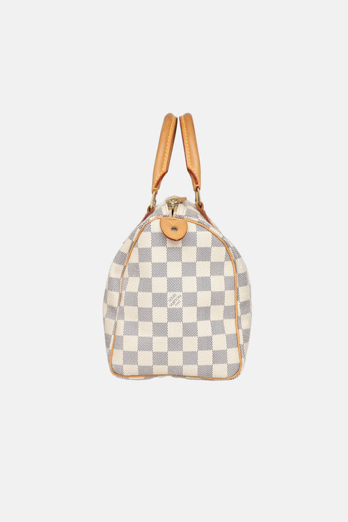 Louis Vuitton 2012 Damier Azur Speedy 25 Bag