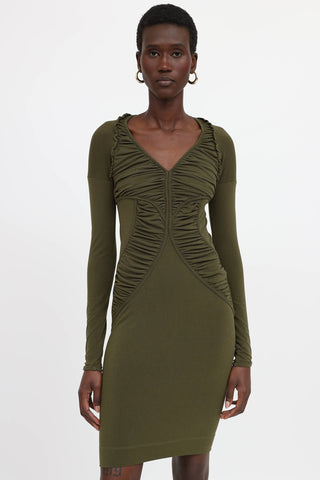 Just Cavalli Ruched Panel Dress