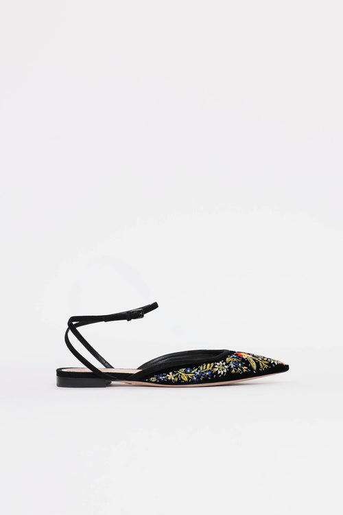 Dior Embroidered Divoreve Mule