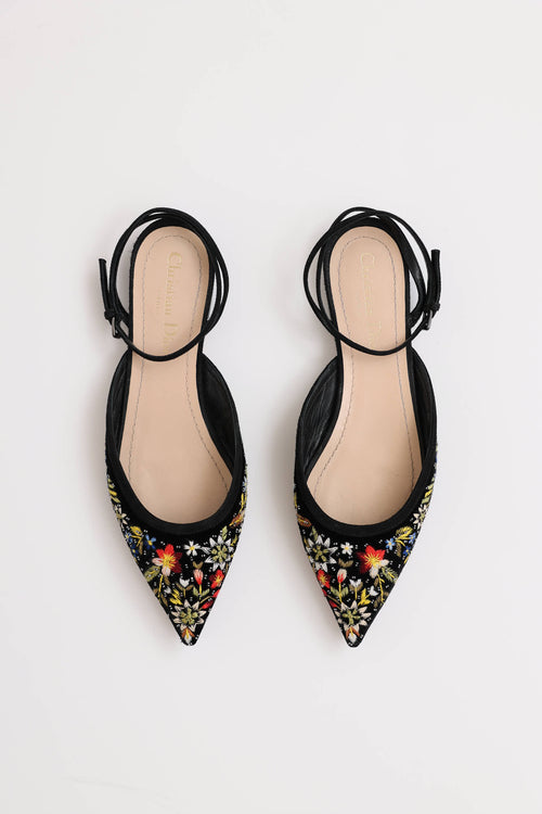 Dior Embroidered Divoreve Mule