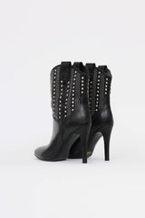 Saint Laurent Studded Heeled Cowboy Boot