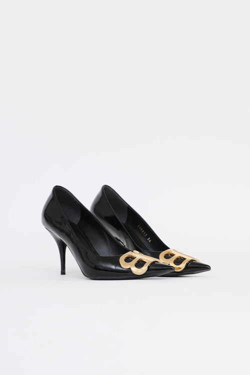 Balenciaga Patent BB Knife Pump
