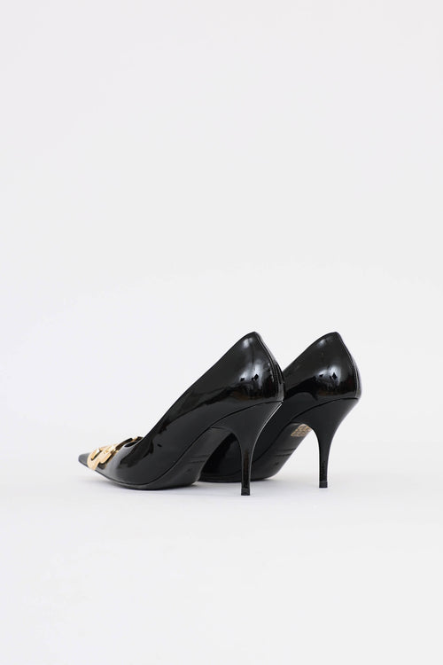 Balenciaga Patent BB Knife Pump
