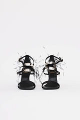 Roger Vivier Feather Strass Heel Sandal