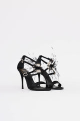 Roger Vivier Feather Strass Heel Sandal