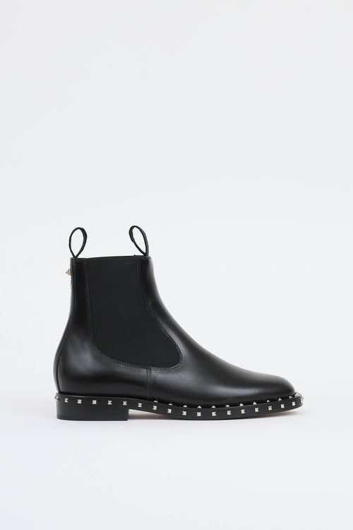 Valentino Rockstud Chelsea Boot