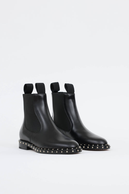 Valentino Rockstud Chelsea Boot