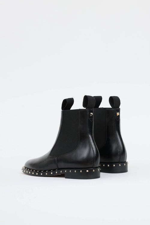 Valentino Rockstud Chelsea Boot