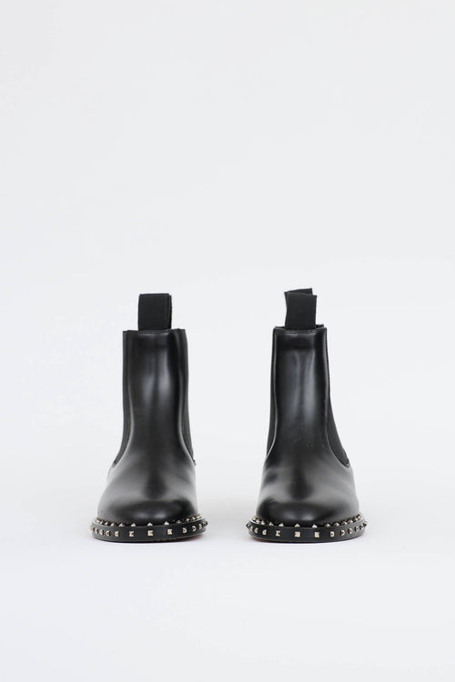Valentino Rockstud Chelsea Boot