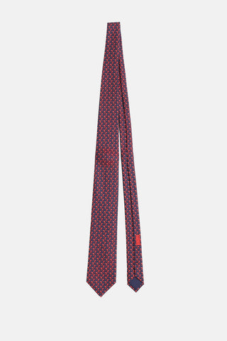 Hermès Silk Twillbi Tie
