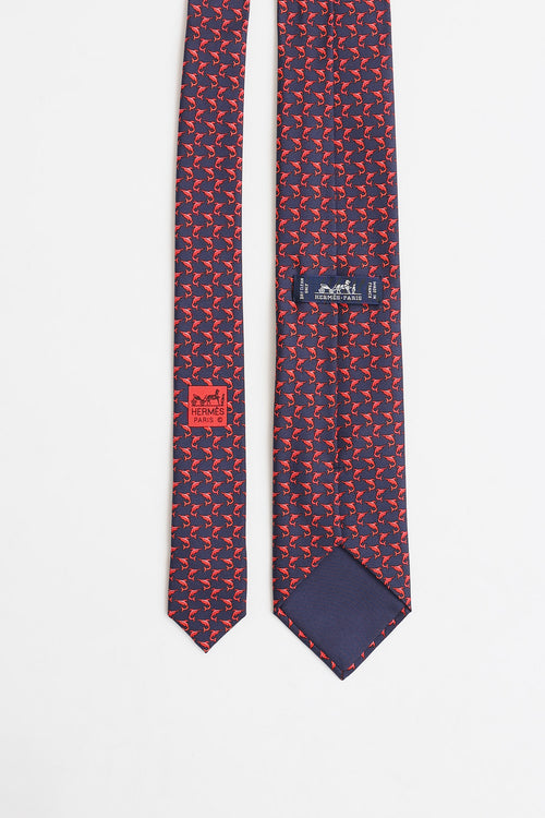 Hermès Silk Twillbi Tie
