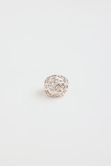 Hermès Sterling Silver Chain d'ancre Enchainee Ring