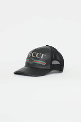 Gucci Leather Baseball Cap