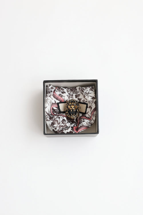 Gucci Crystal Head Ring