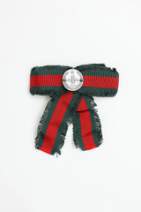 Gucci Embellished Bow Brooch