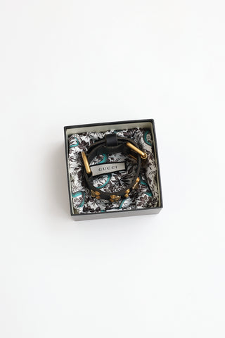 Gucci Leather Studded Bracelet