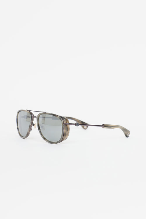 Moncler MC50502 Aviator Sunglasses