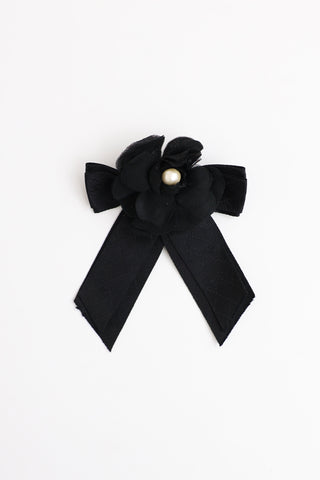Chanel Camellia Bow Brooch