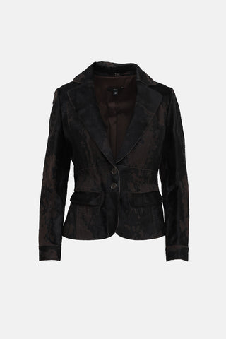Boss leather Blazer Jacket