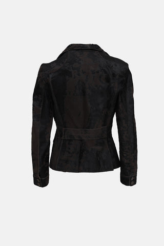 Boss leather Blazer Jacket