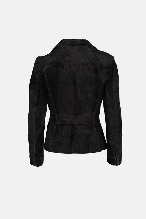 Boss leather Blazer Jacket