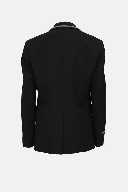 Burberry Embroidered Blazer