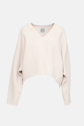 Toteme Wool V-Neck Sweater