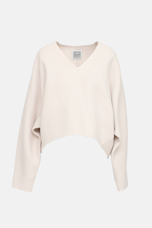 Toteme Wool V-Neck Sweater