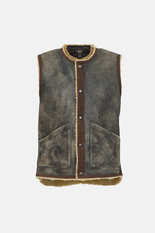 Ralph Lauren Shearling Mouton Vest