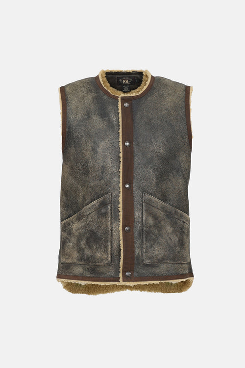 Ralph Lauren Shearling Mouton Vest