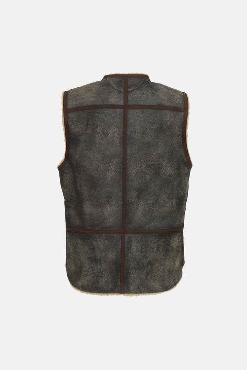 Ralph Lauren Shearling Mouton Vest