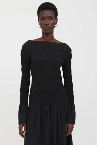 Pleated Maxi Dress