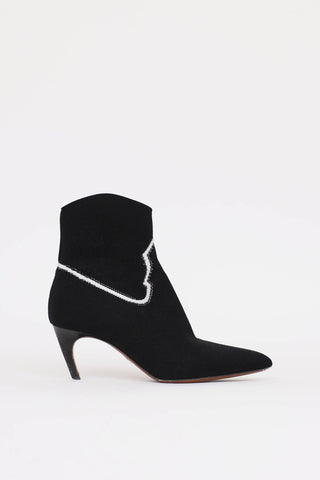 Dior Western Sock Ankle Boot