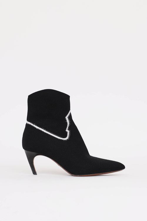 Dior Western Sock Ankle Boot