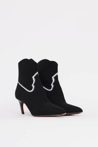 Dior Western Sock Ankle Boot