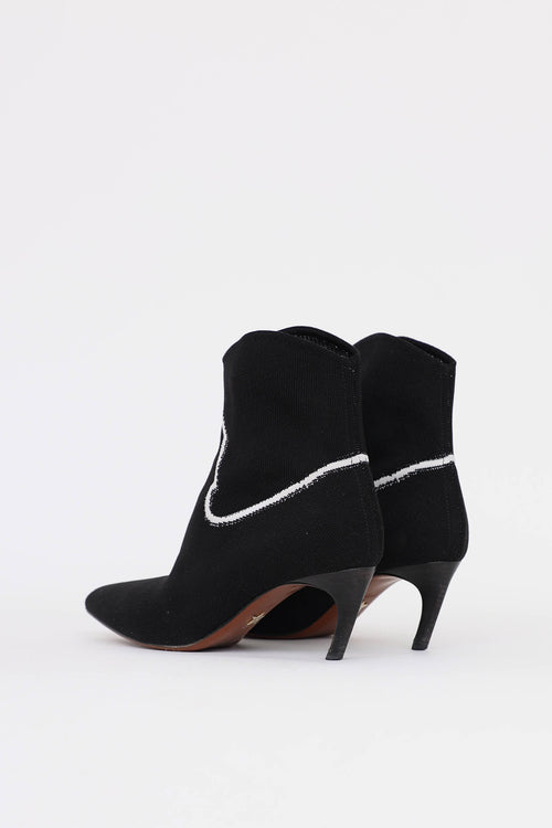 Dior Western Sock Ankle Boot