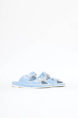 Chanel Stripe CC Dad Slide