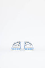 Chanel Stripe CC Dad Slide