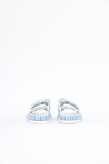 Chanel Stripe CC Dad Slide