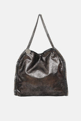 Stella McCartney Medium Metallic Falabella Tote Bag
