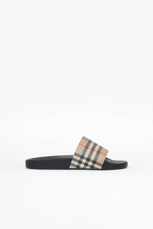Burberry Archive Check Slide