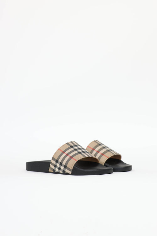 Burberry Archive Check Slide