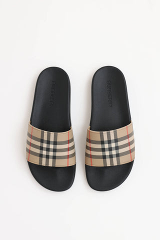 Burberry Archive Check Slide